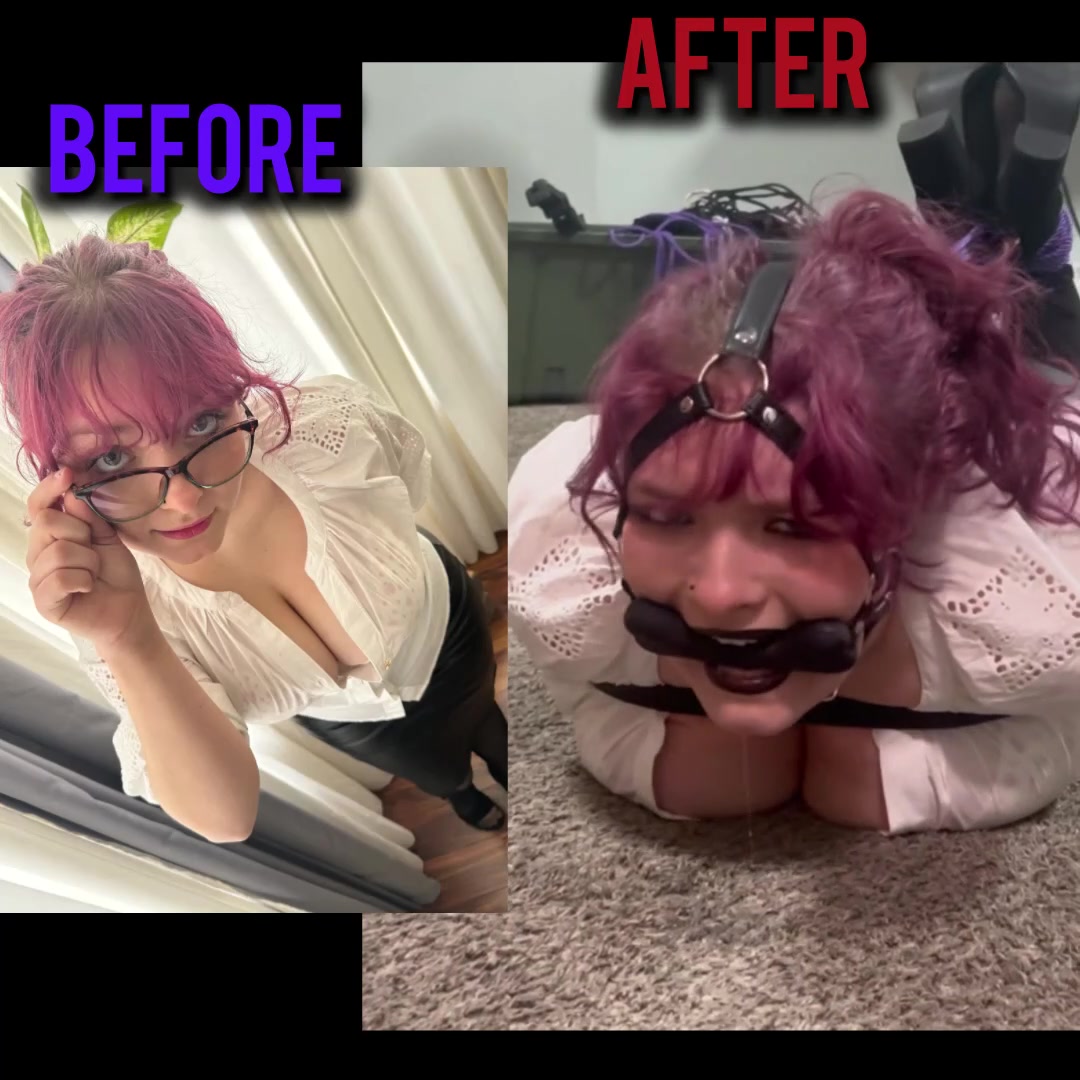 [F] Before and After… Miss Violet came over for a private lesson😳 - free porn video