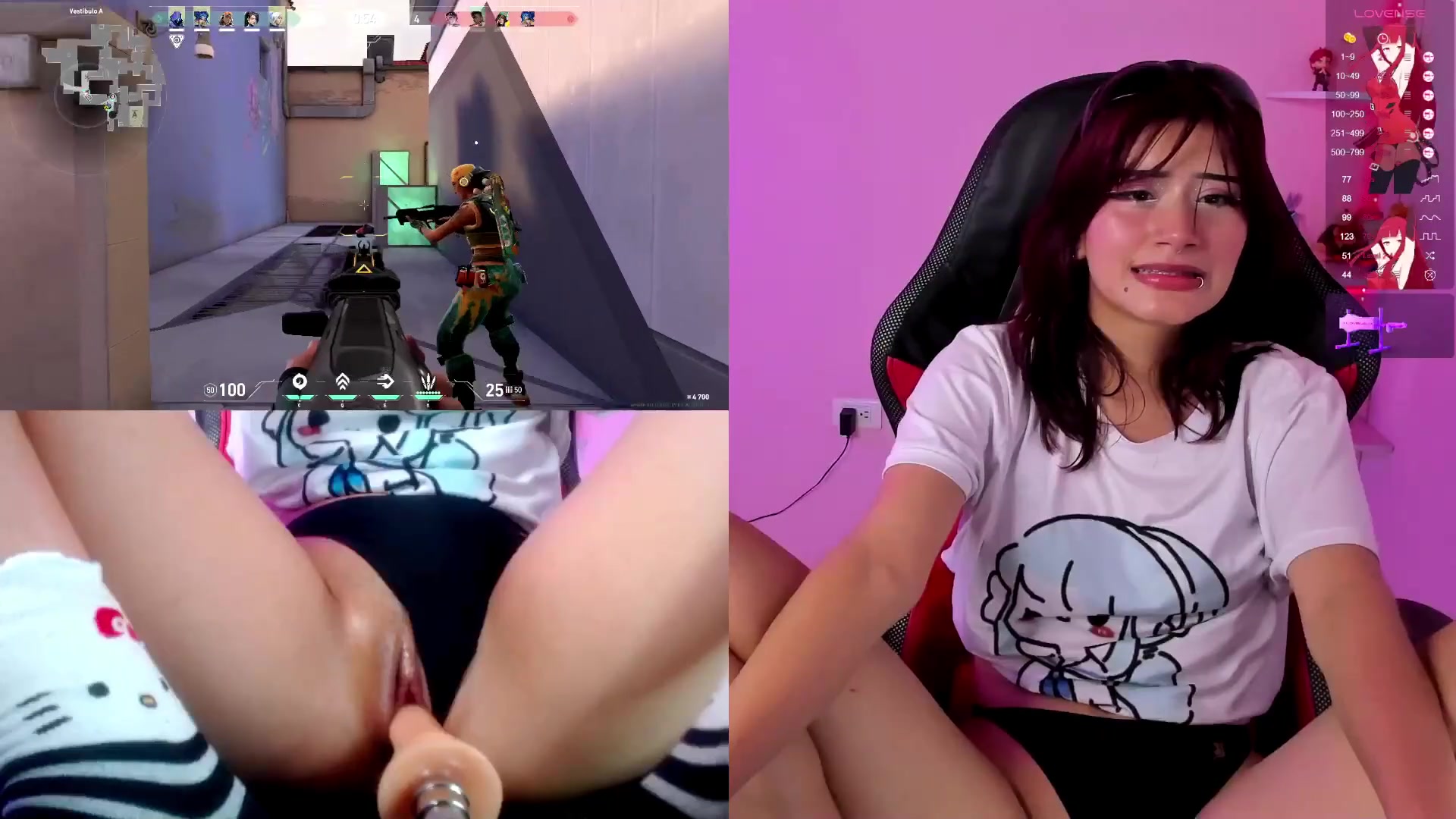 How I'm throwing my games while also spending my time gooning in between rounds~ - free porn video