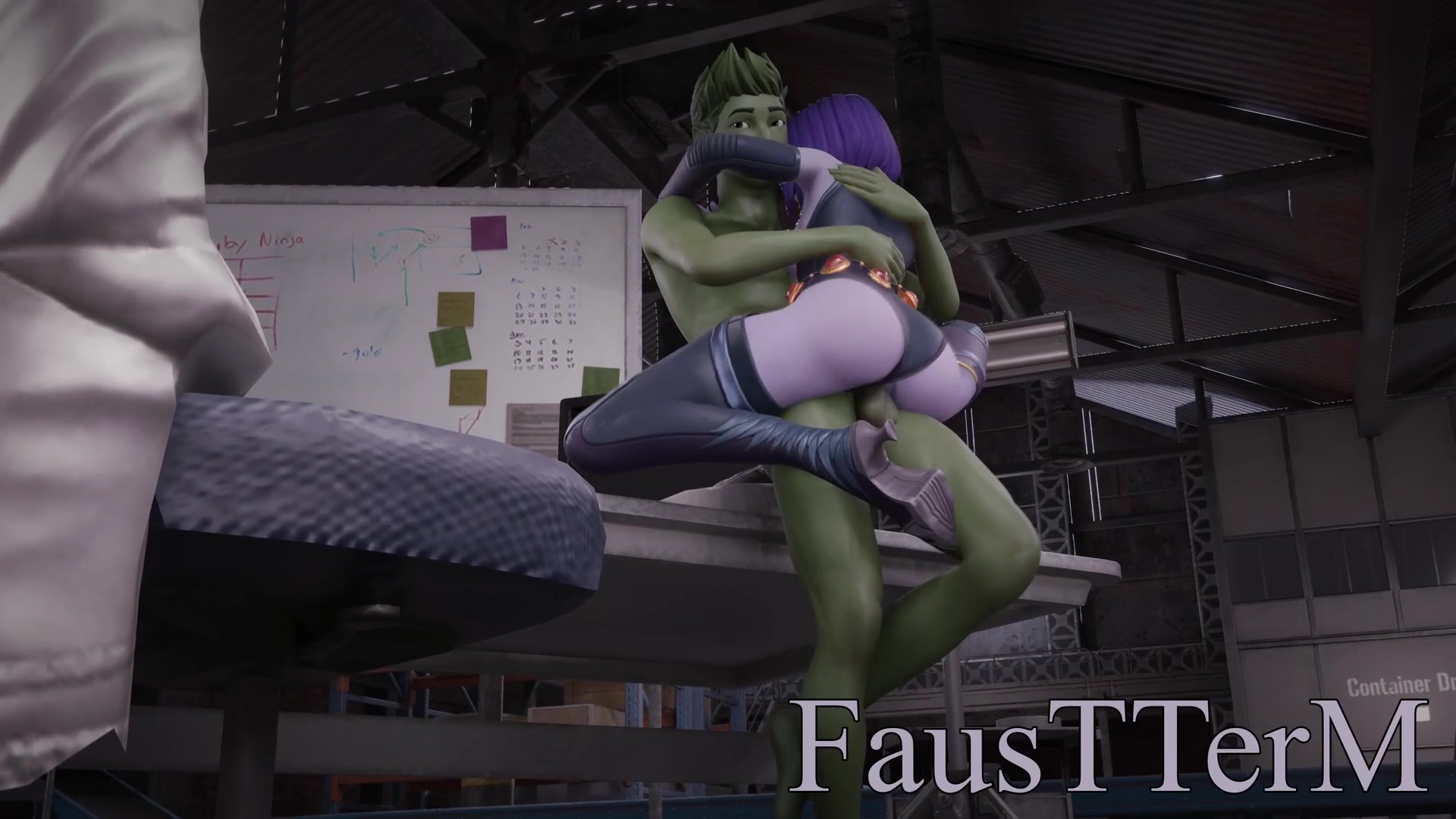 Raven Riding (FausTTerM) [Teen Titans] - free porn video