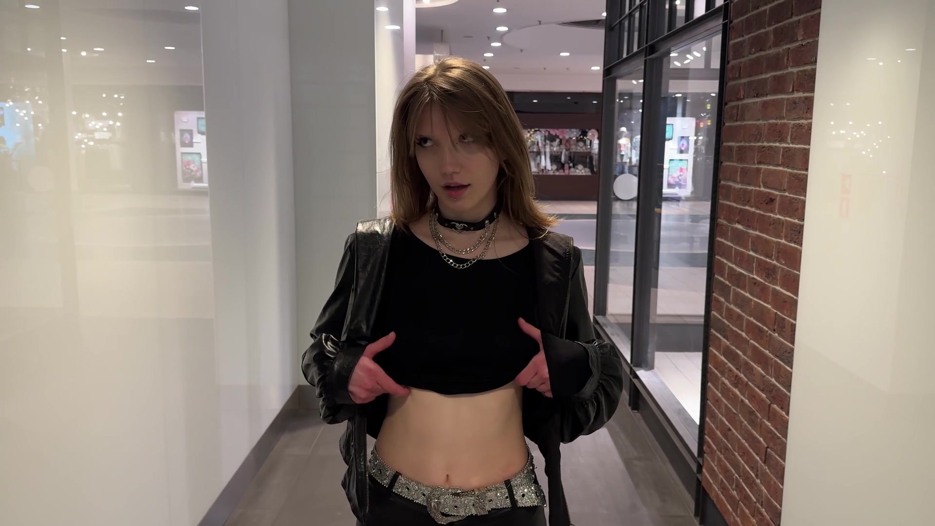 Topless in public, no regrets - free porn video