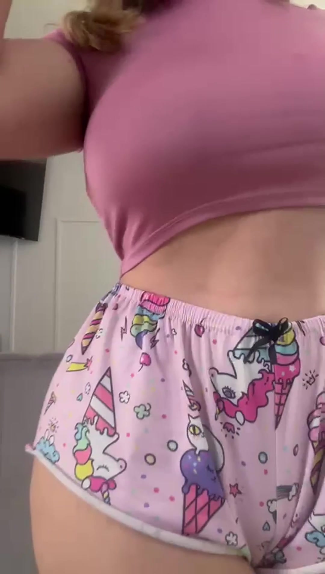 Innocent in my pajamas, very naughty without them - free porn video