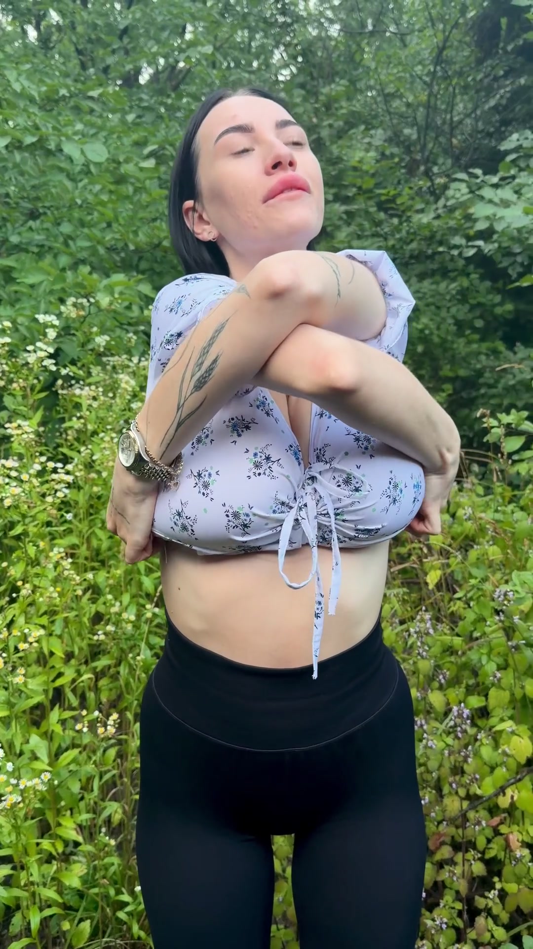 Time to be one-on-one with nature 😈and I have nothing to hide🫣 - free porn video