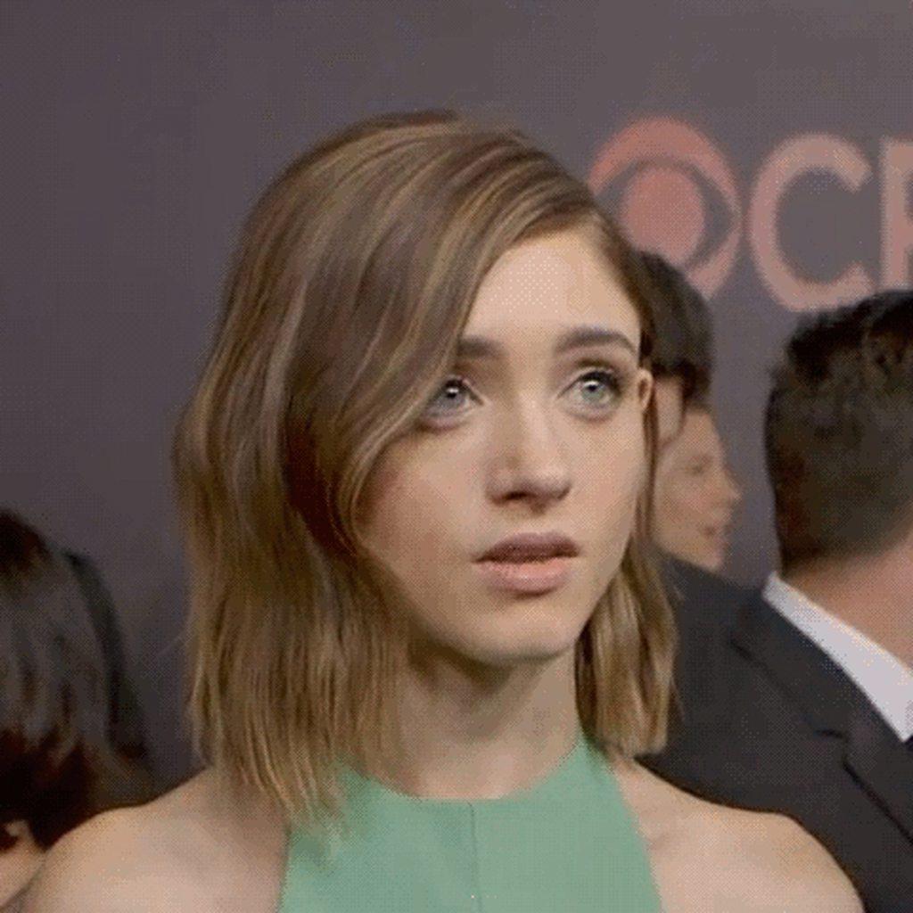 Would love to fuck Natalia Dyer's cute face over and over again - free porn video