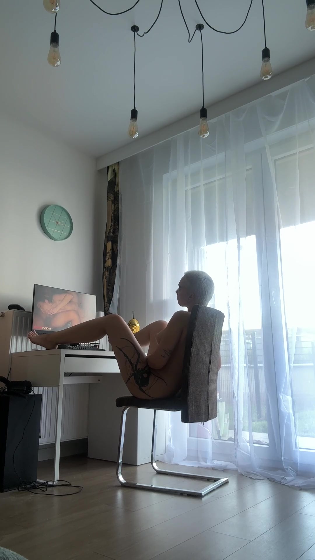 pov you're spying on me as I watch porn and enjoy it - free porn video