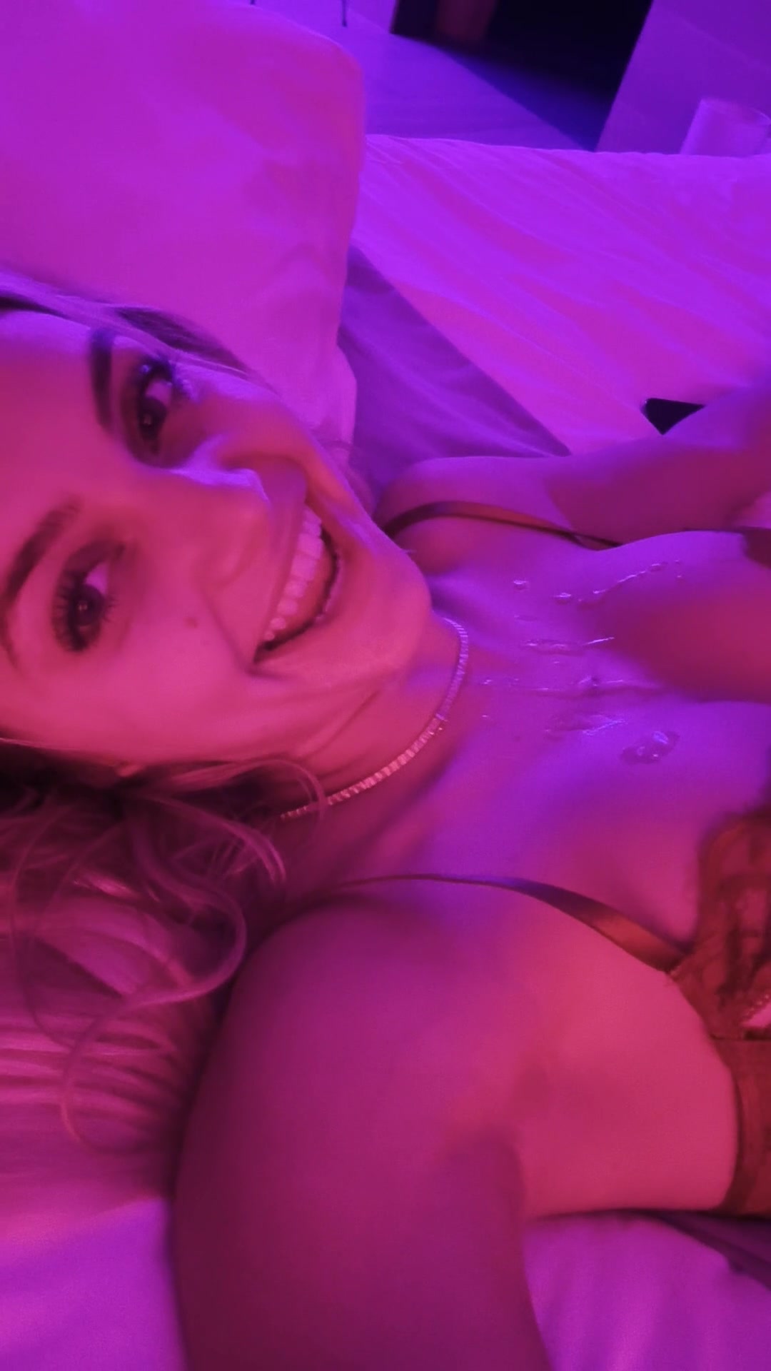 Little fuckdoll on bed - free porn video