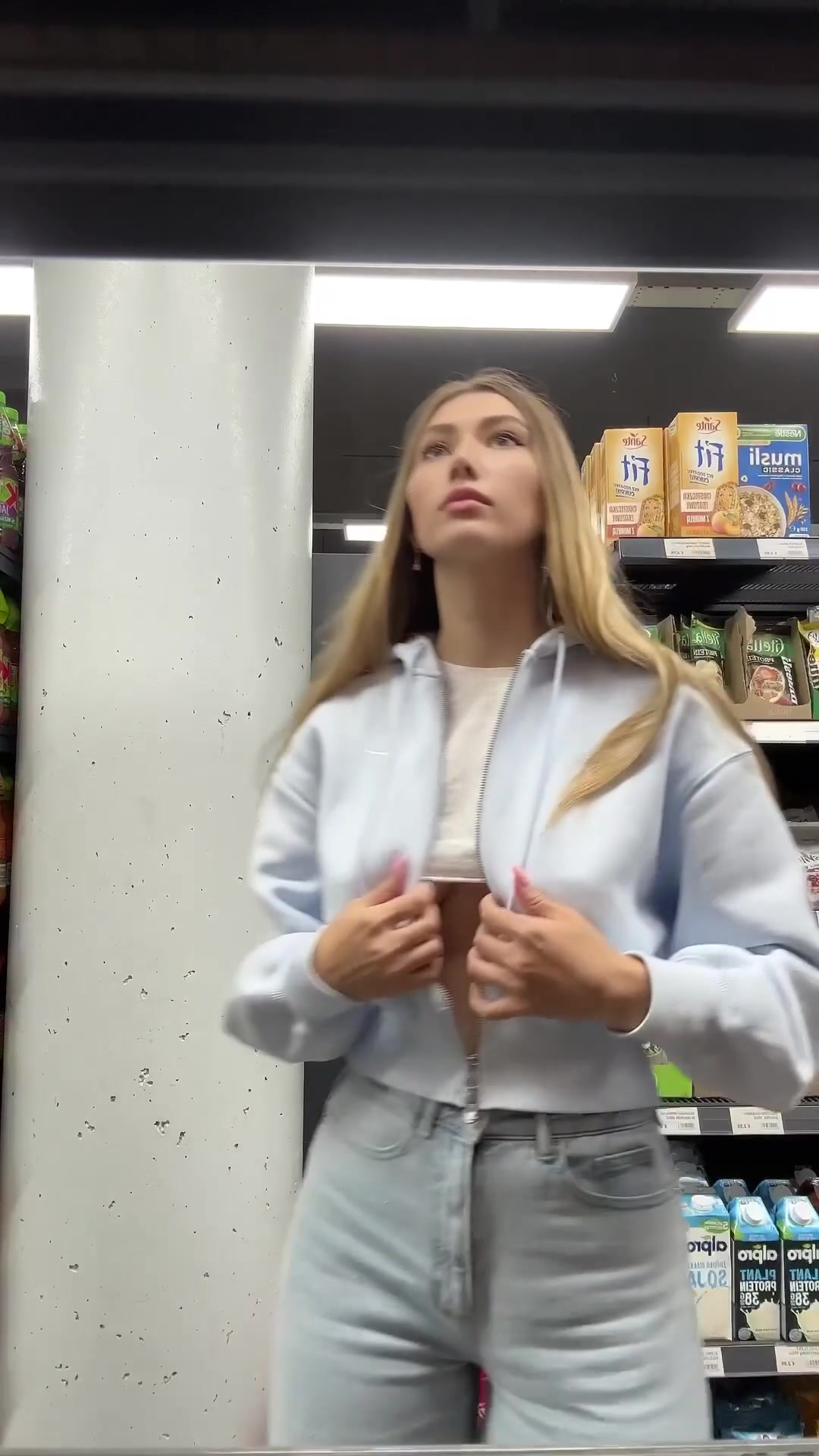 I prefer walking without bra - free porn video
