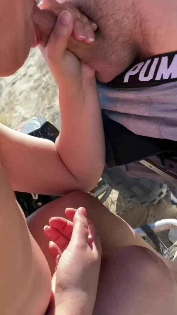 ended up with it all over my tongue after that outdoor one - free porn video