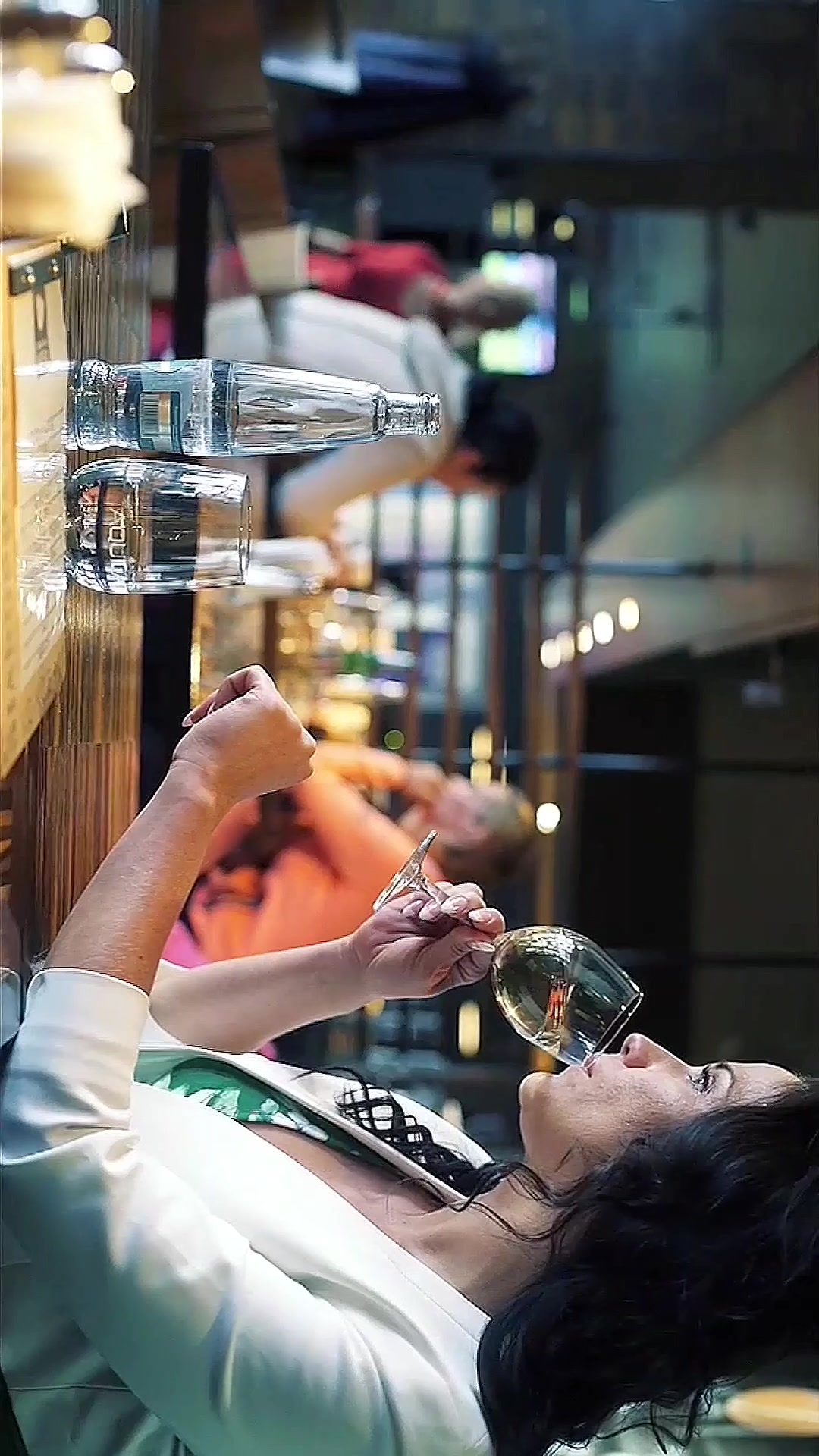 What happens when two lonely women get to know each other at a Bar - free porn video