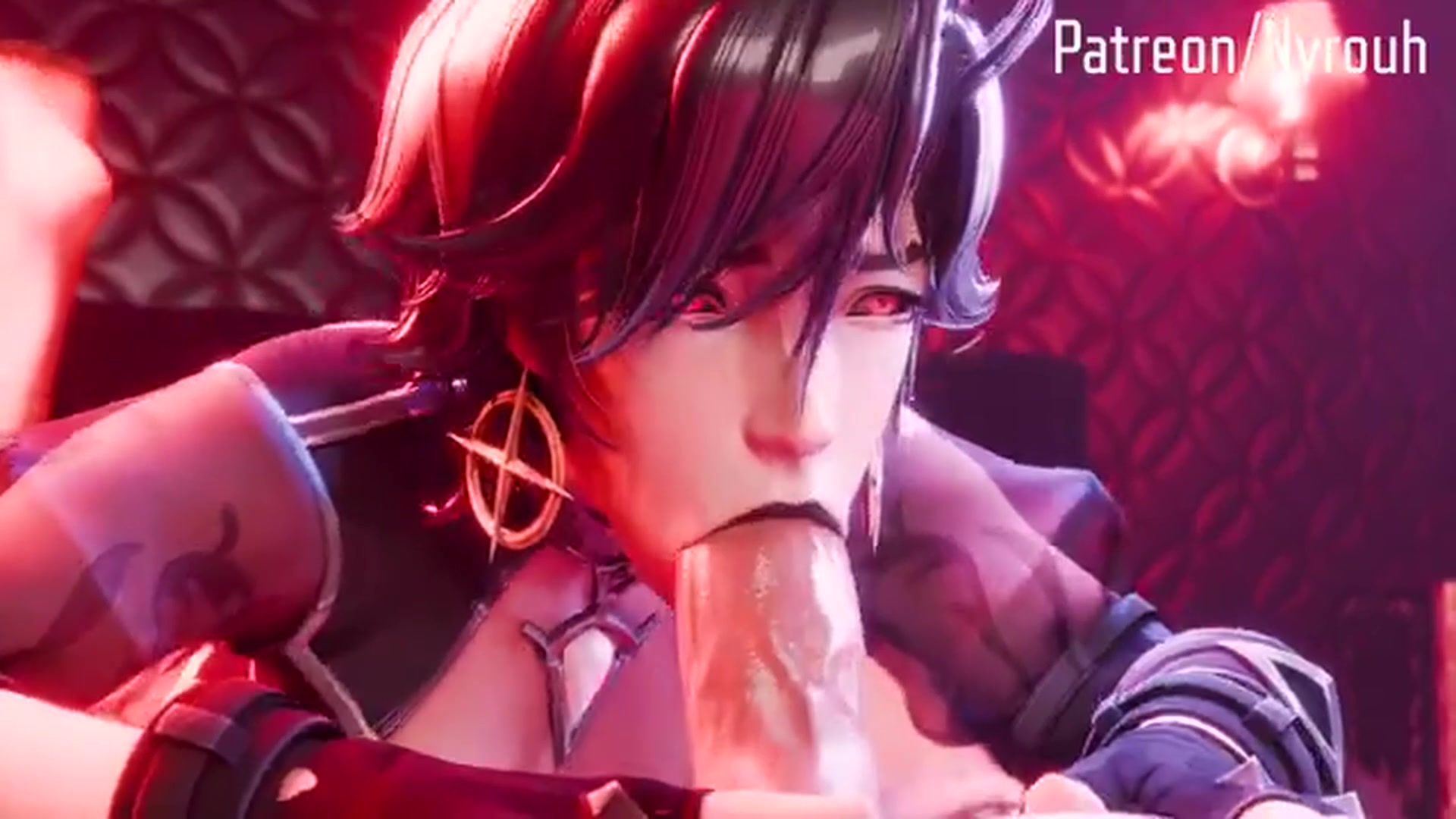 Vampire Jubilee using her sucking skills (Nyrouh) [Marvel Rivals] - free porn video