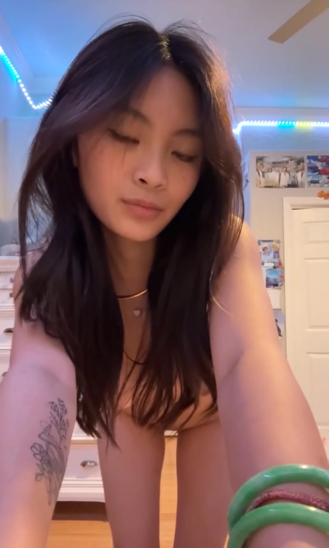 Cute Asian with nice tits I need to identify - free porn video
