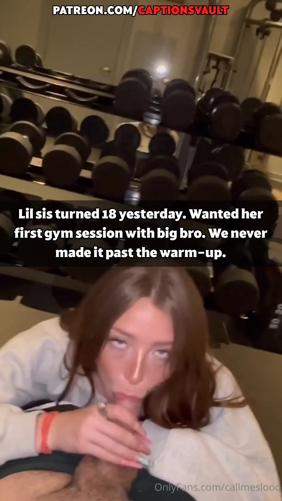 Big Bro's 18th Birthday Gift: Filling My Sister After Gym Warm-Up - free porn video