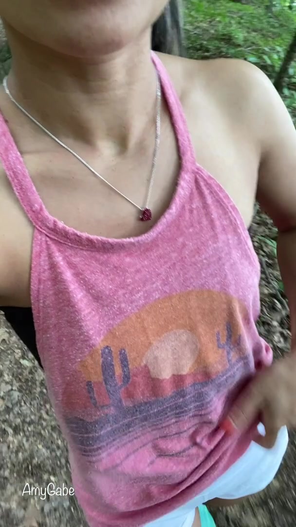 Flashing you on the trails - free porn video