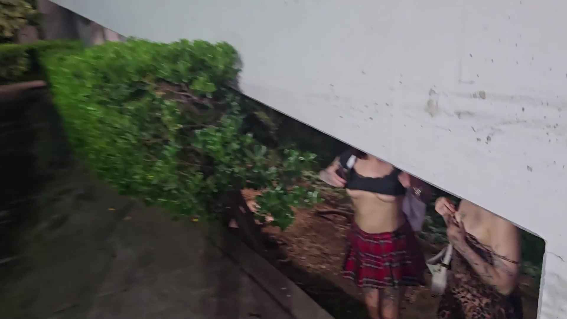 Flashing under the bridge - free porn video