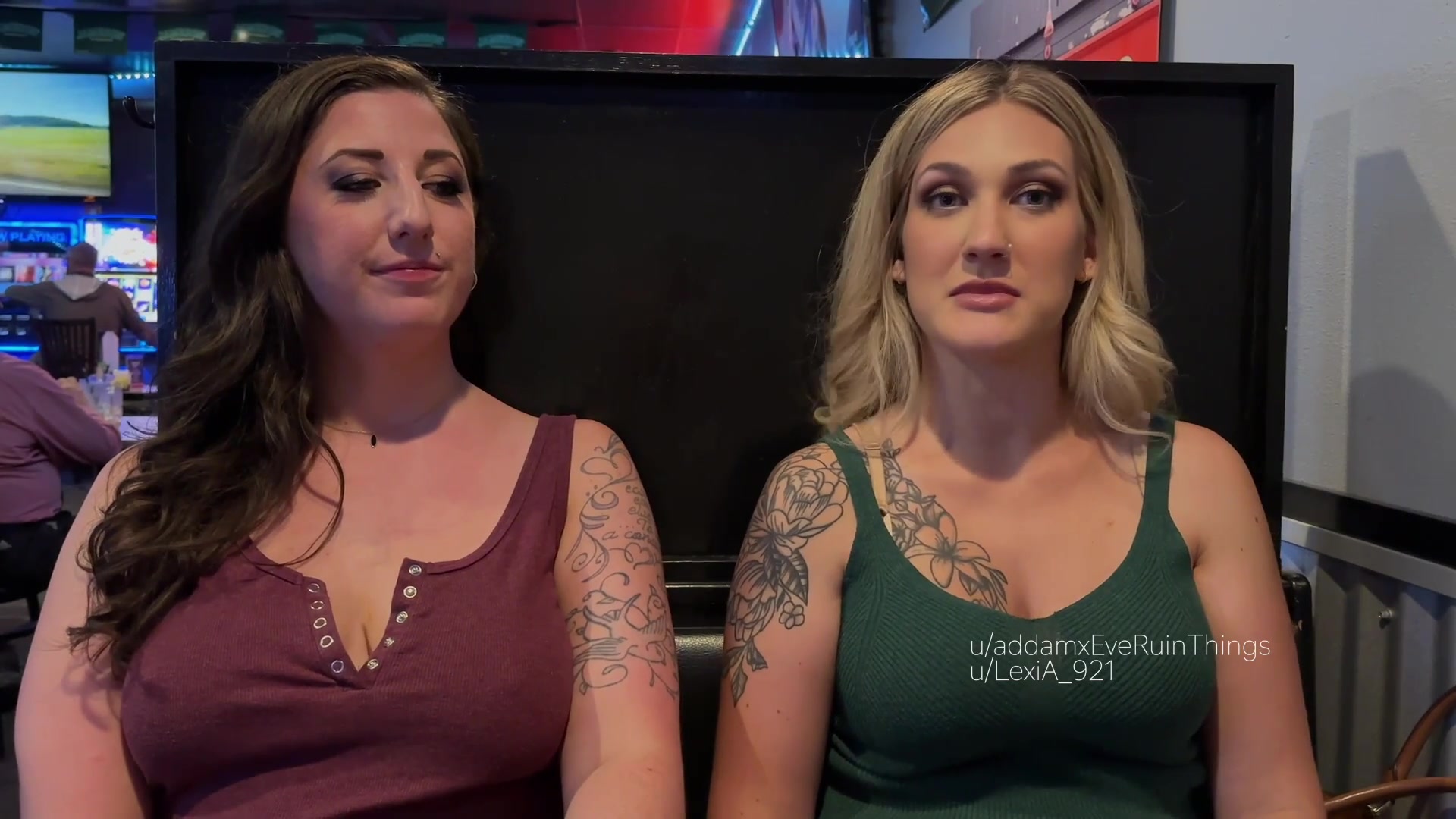 "Hope you don't mind...I invited her back to our hotel for dessert tonight..." - free porn video