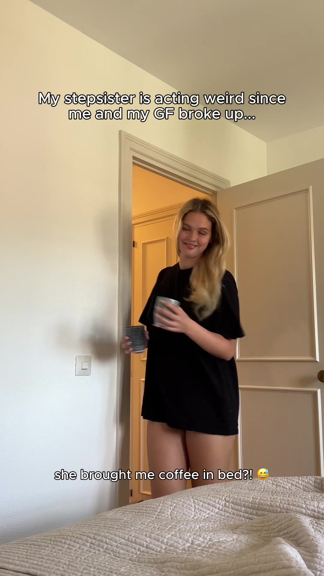 step sis is acting weird since I broke up with my girlfriend - free porn video