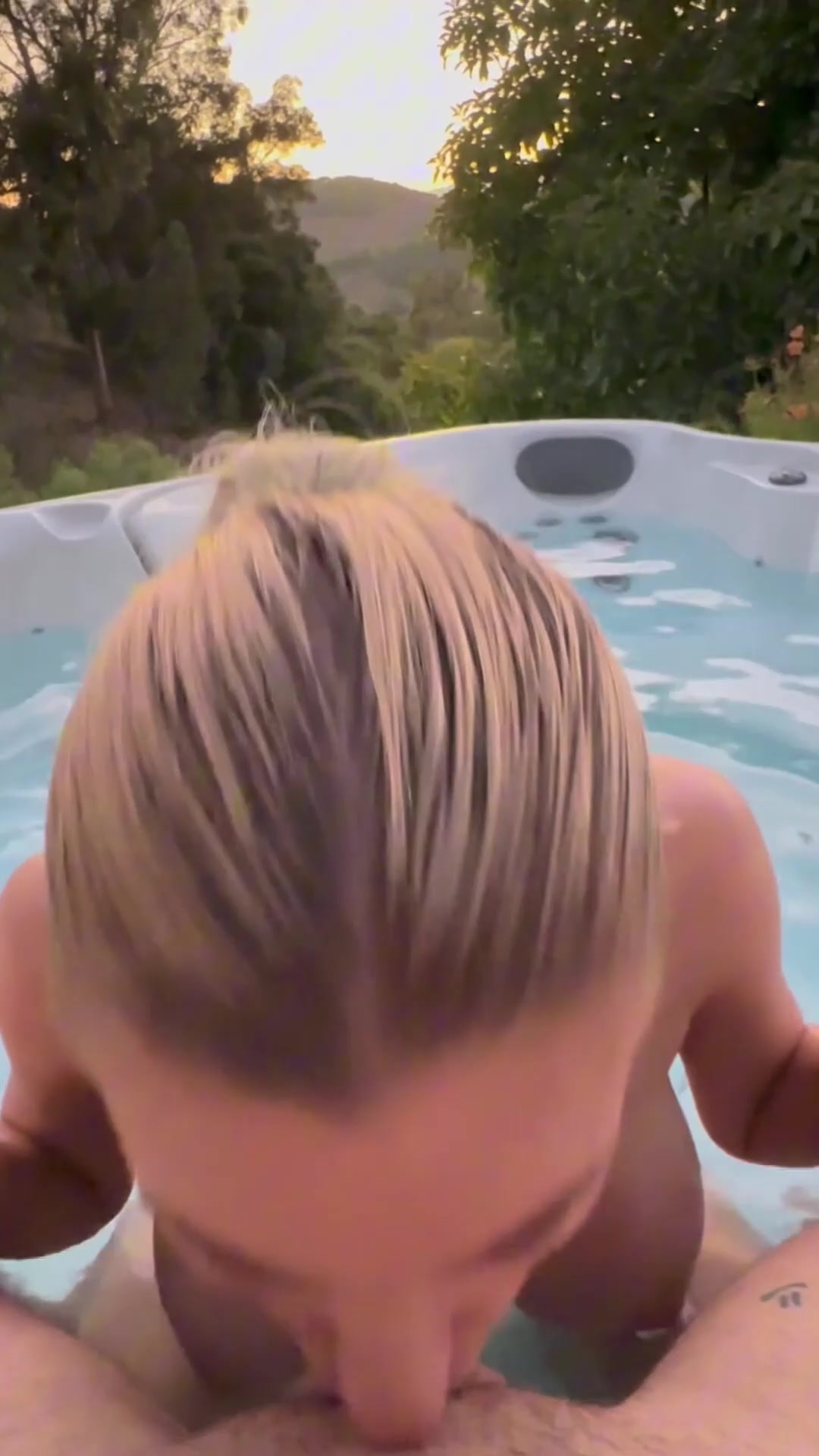 Sorry bro, I didn't realize how serious your girIfriend was when she said she'd do anything for the chance to use my hot tub regularly... 😬 I actually just wanted to test how far she'd go, but then I couldn't reslst her sweet lips... 🤤 - free porn video
