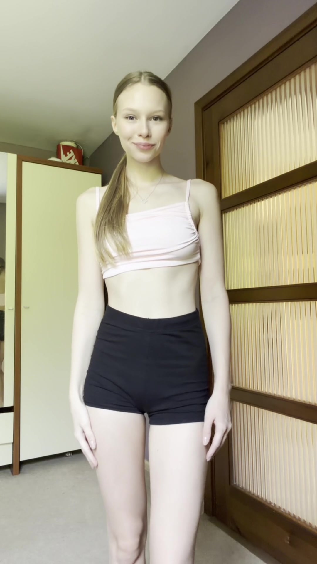 Daddy would be proud how fast I can undress - free porn video