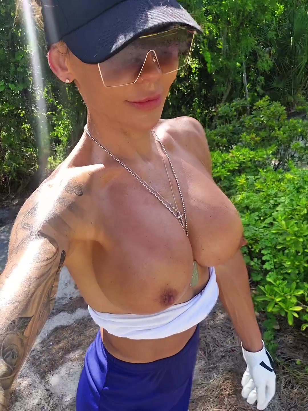 How would you feel playing a round with me on the course like this... - free porn video