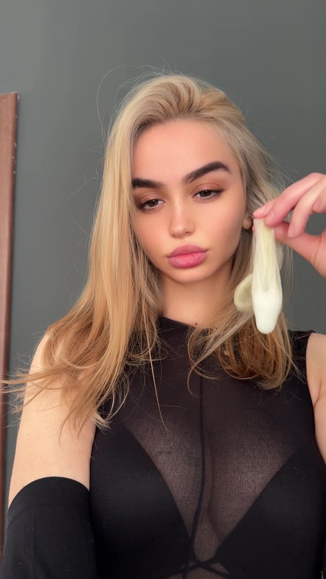 If your girlfriend came home after her date and made you eat the cum from the guy she just fucked, how fast would you break up with her? - free porn video