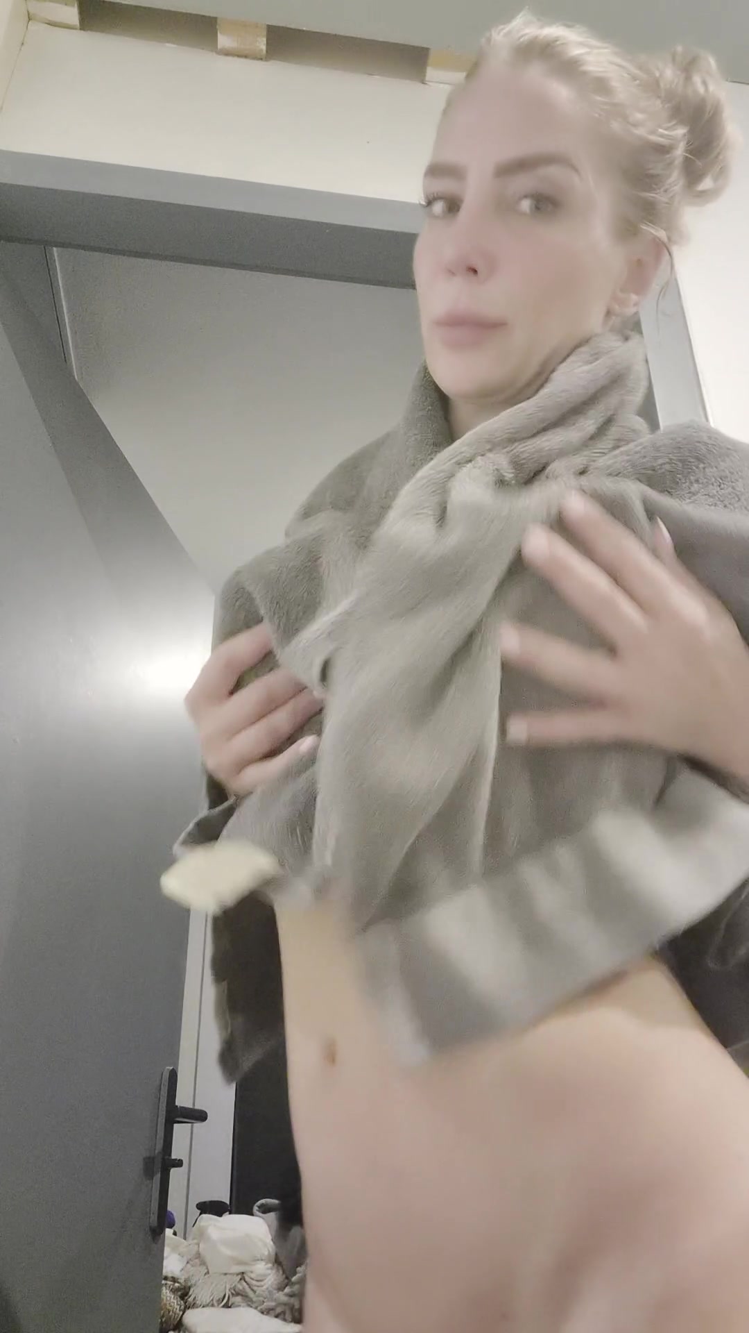 The towel needs to go… - free porn video