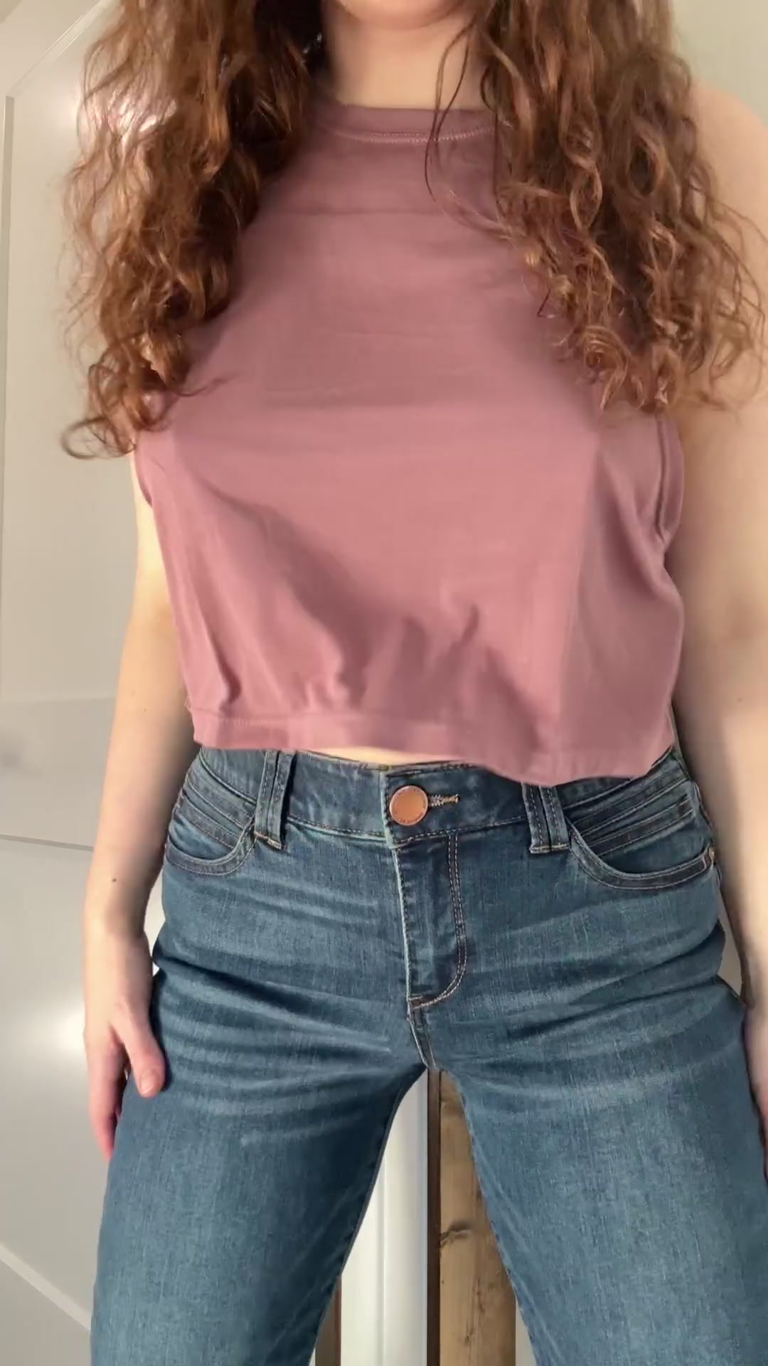 what's under my jeans and tee :) - free porn video