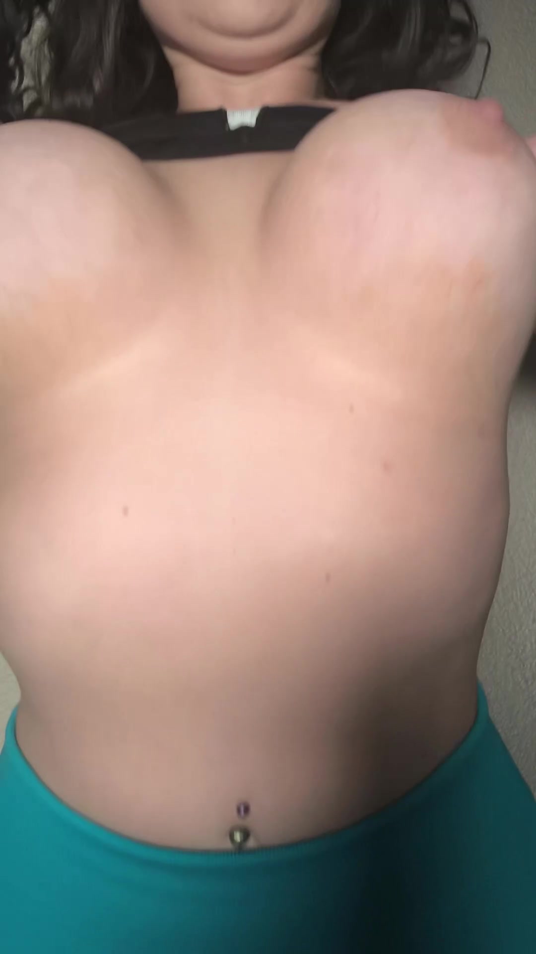 I wonder if men are into chubby girls with huge tits - free porn video