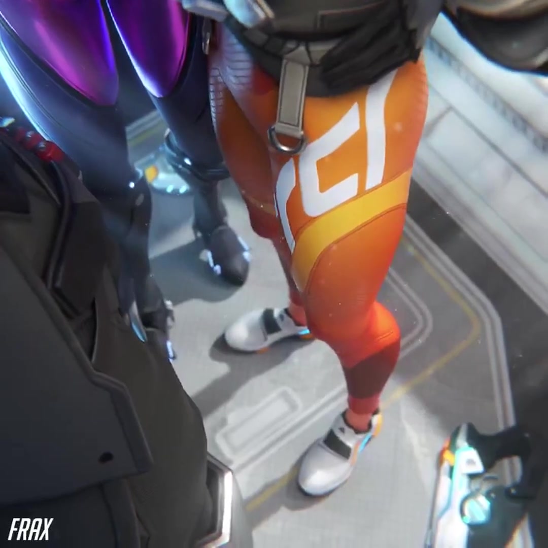 Tracer gets a facial (Frax) [Overwatch] - free porn video