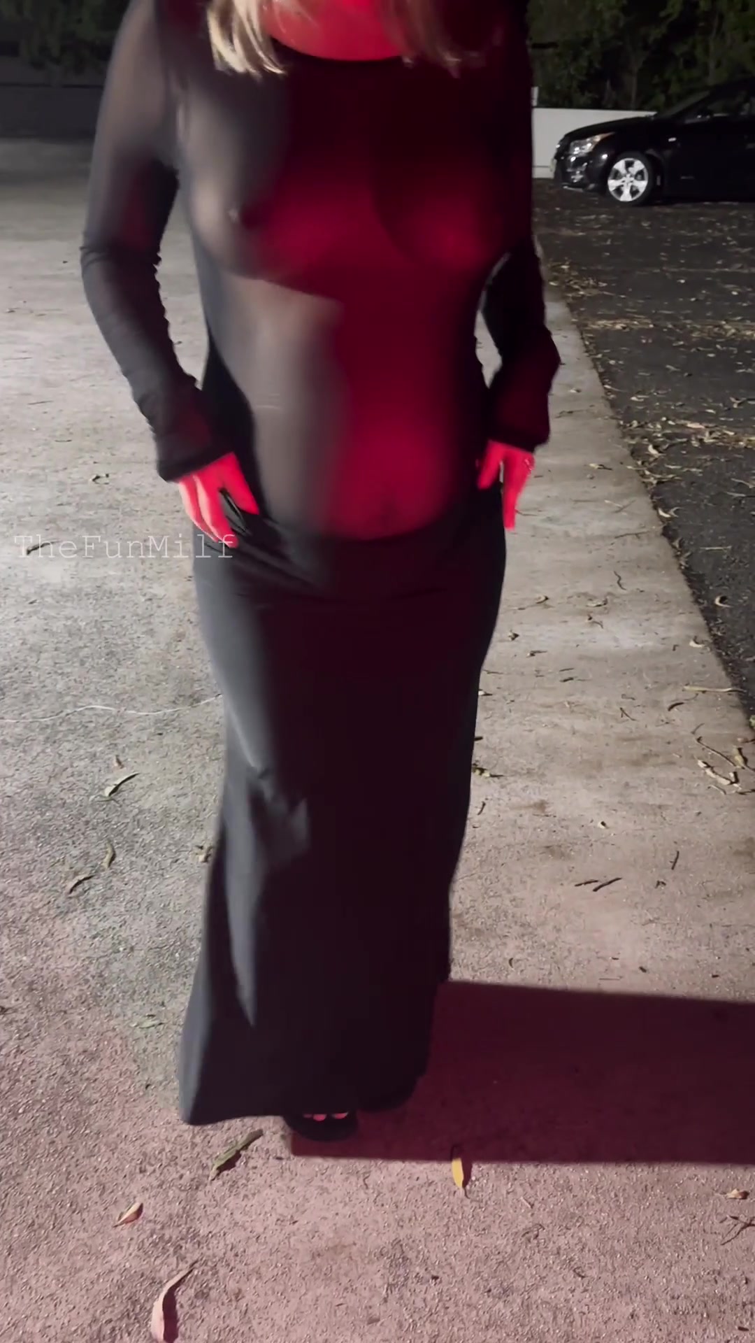 Showing off my pregnant body [GIF] - free porn video