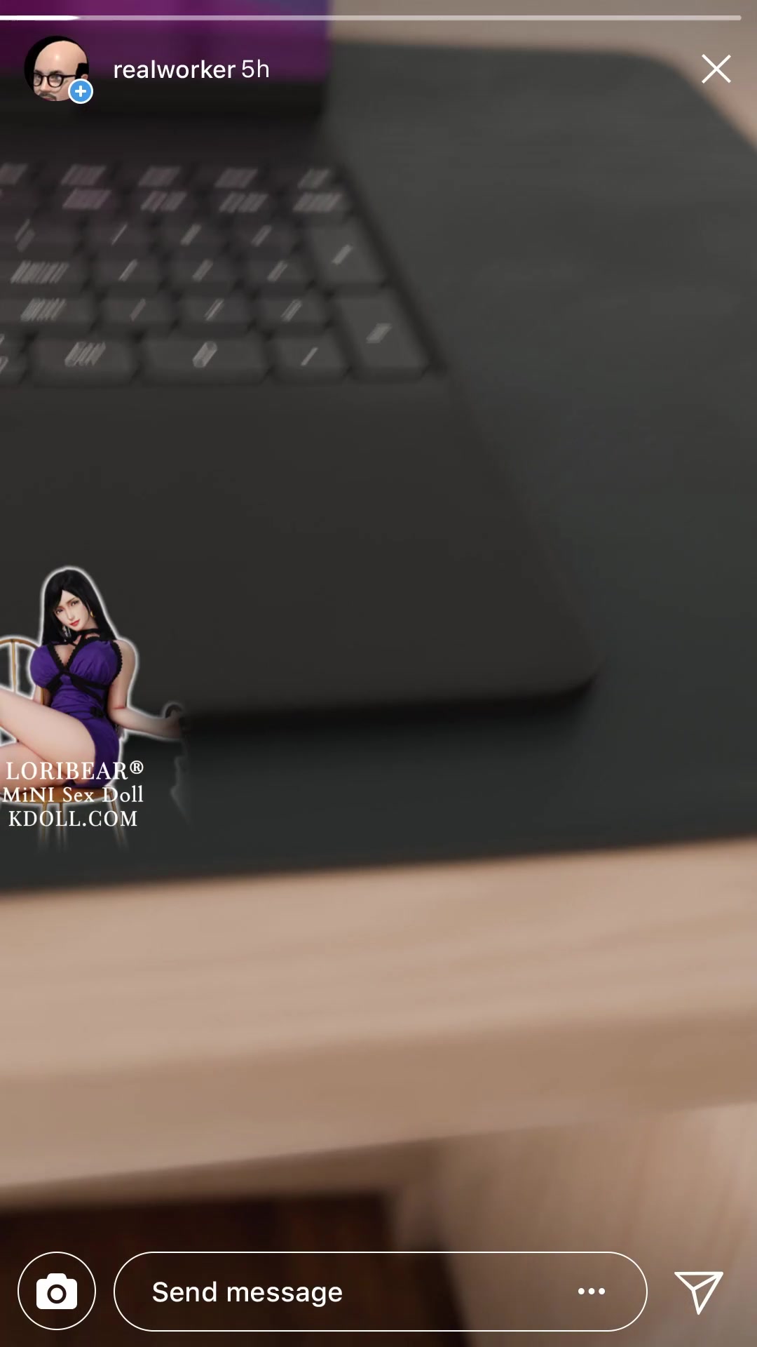 Tifa is being passionately toyed with in the office - free porn video