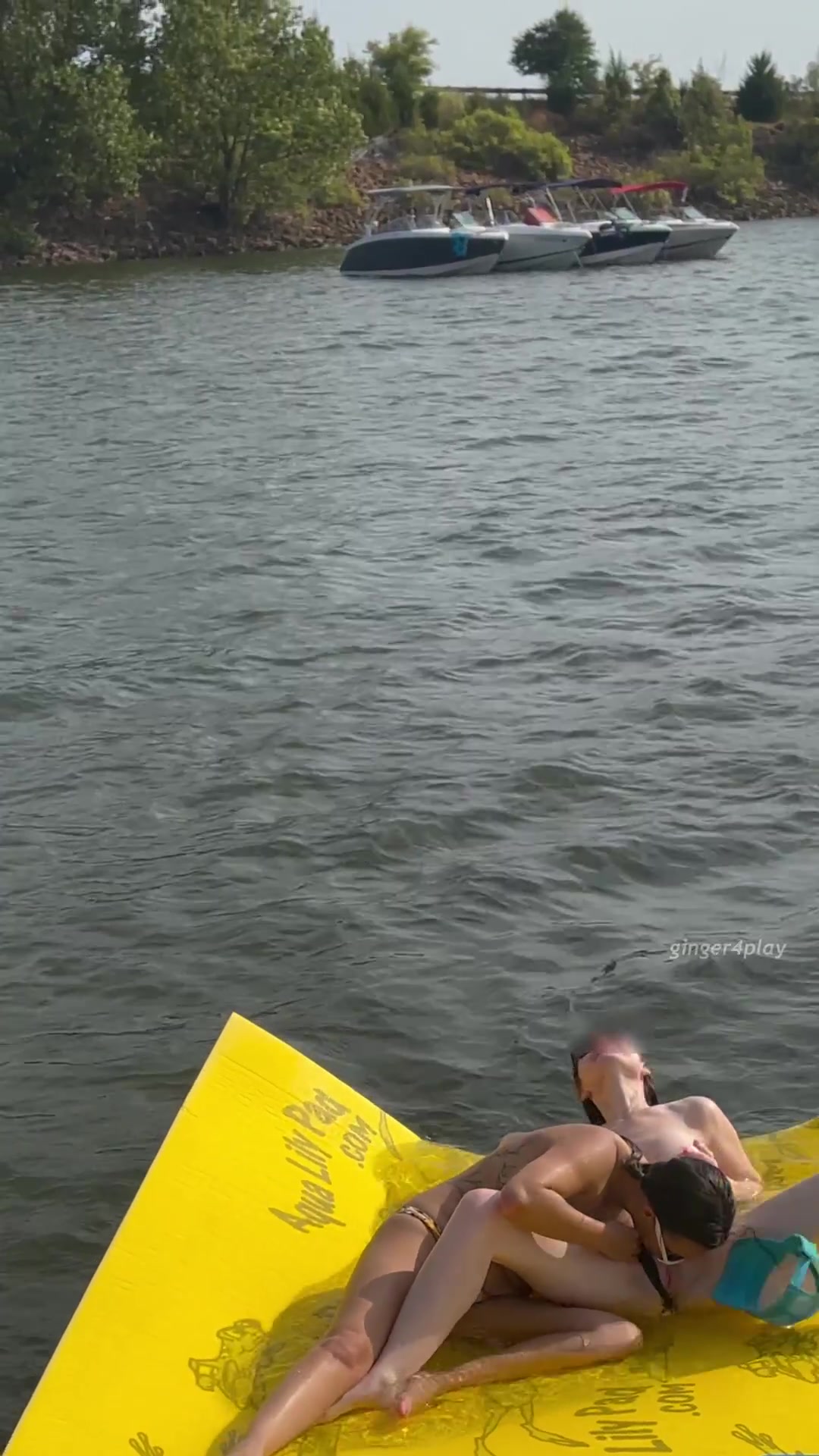 The water was a bit chilly at the lake but we had another idea to heat things up - free porn video