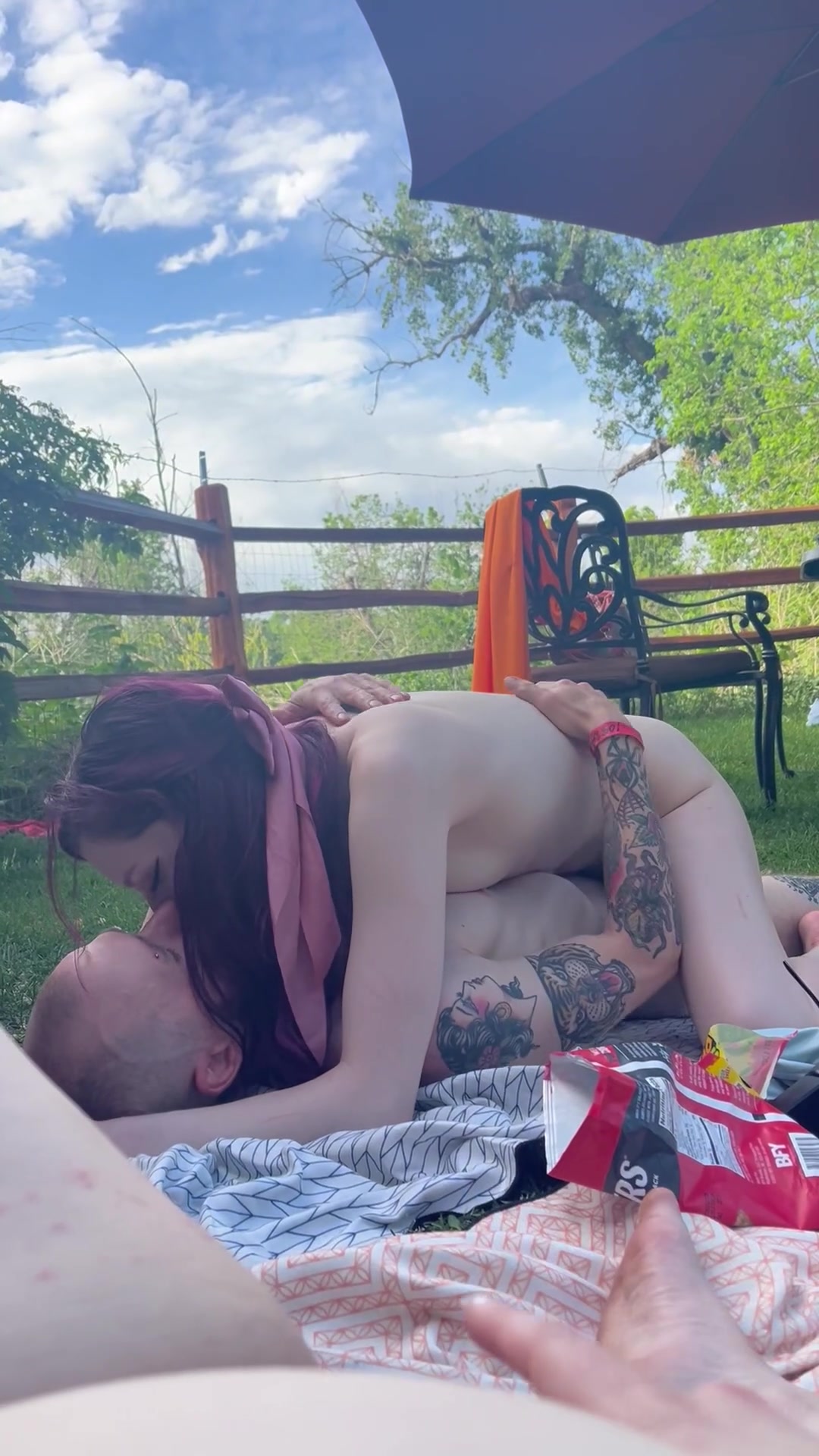 i wanted to get off while i watched, but he ordered me to get better, close-up footage of him fucking my best friend outdoors - free porn video