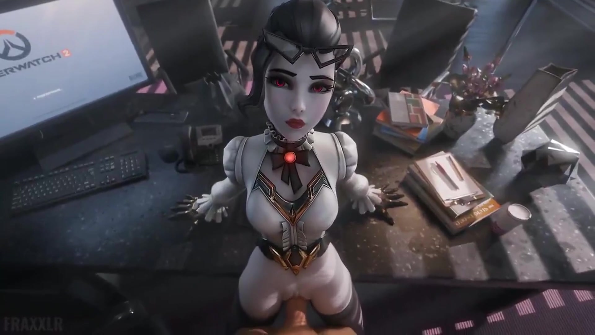 Working With Widowmaker (Fraxxlr) [Overwatch] - free porn video