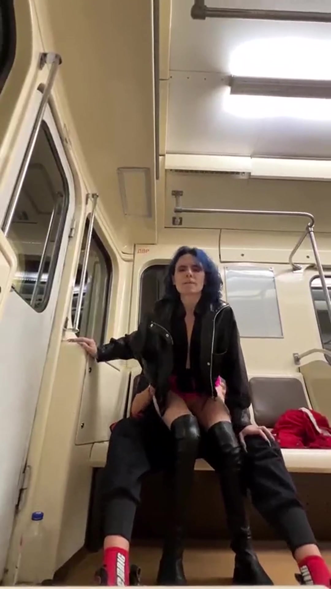 Subway ride - free porn video