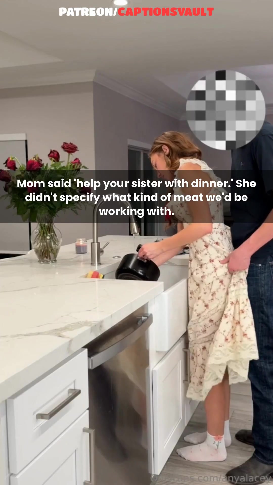 Helped Sis With Dinner But We Served A Different Kind Of Meat - free porn video