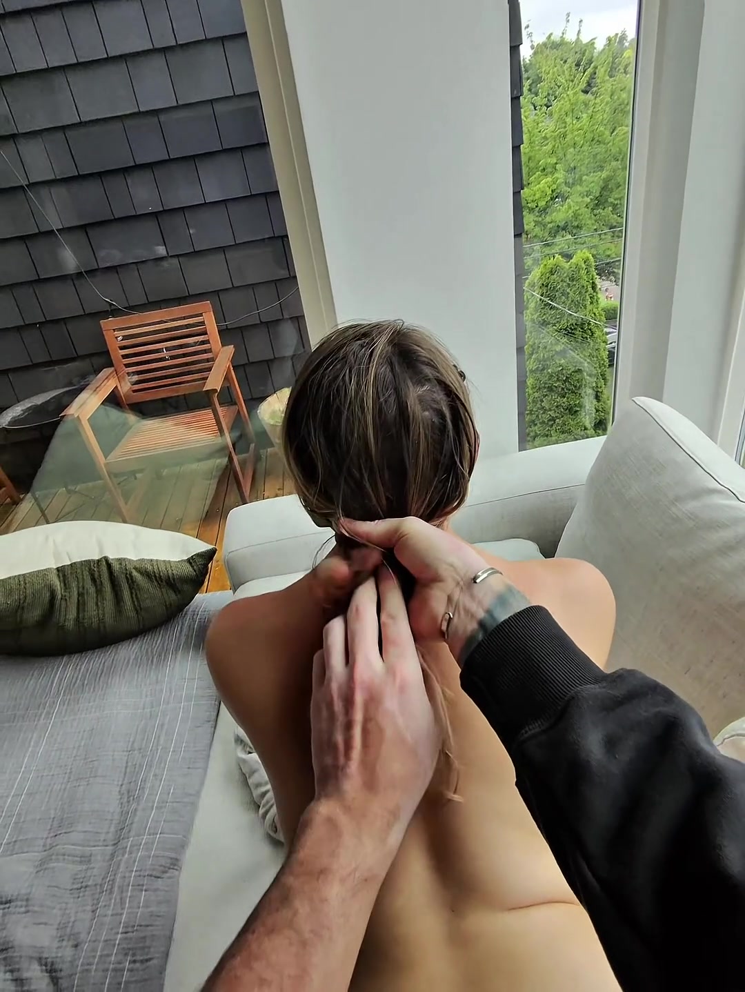 The way this makes me feel when you start getting a hold of my hair - free porn video