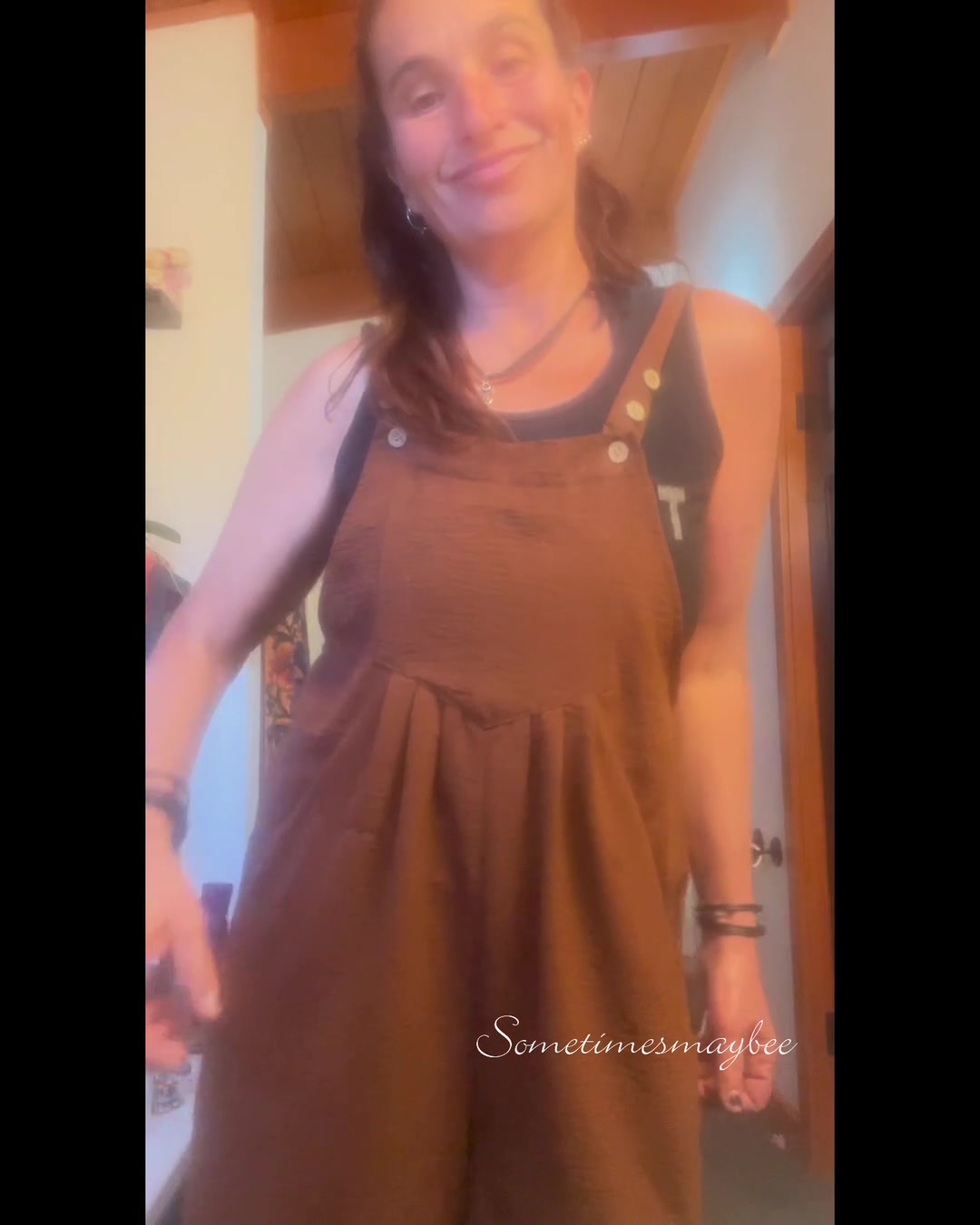 Under my overalls (boobs) - free porn video