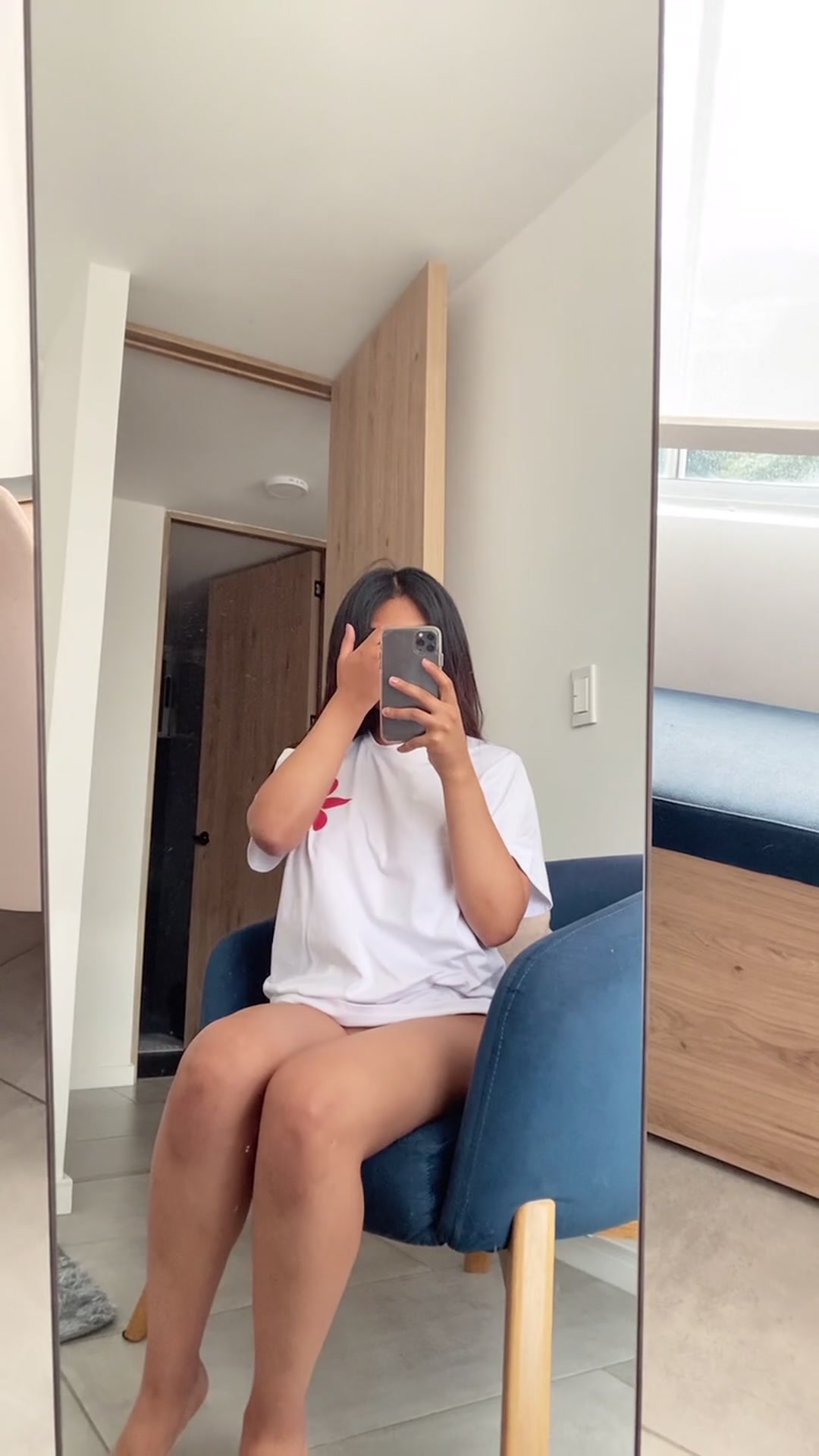 This girl walks in your room like this.. do you say get out - free porn video