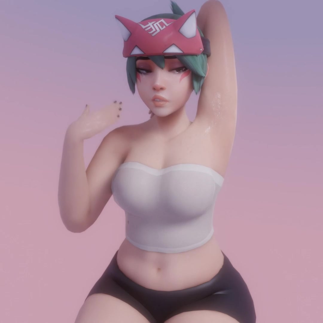 Anal with Kiriko (Kittyyevil) [Overwatch] - free porn video