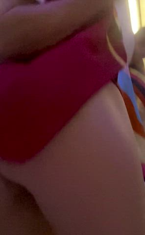 Fligth attendant inserts anal plug in airplane lavatory. Original Content. [GIF] - free porn video
