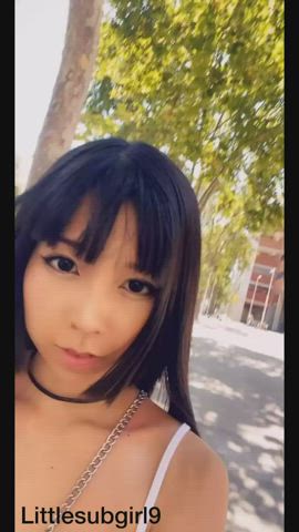 Dared by my friend to flash my tits in public - free porn video