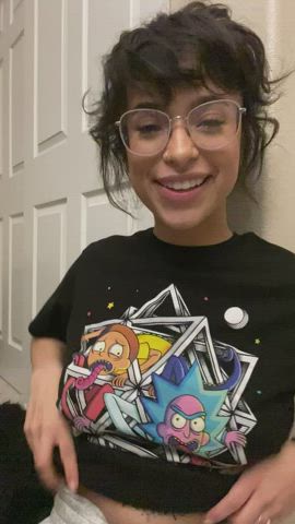 You can cum on my glasses AFTER you cum inside me - free porn video