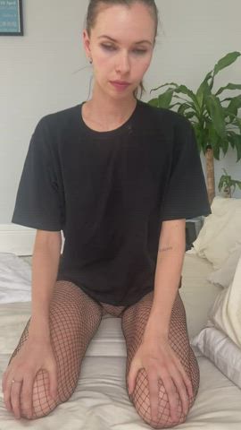 Wearing black brings out my paleness 💕 - free porn video