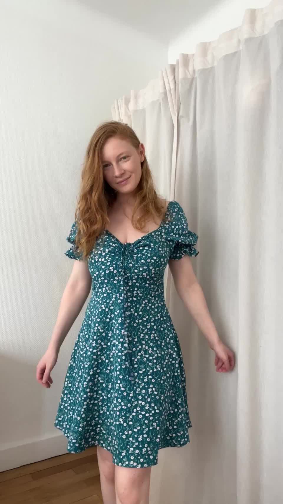 You breeding me in my sundress... nothing turns me on more than this idea - free porn video