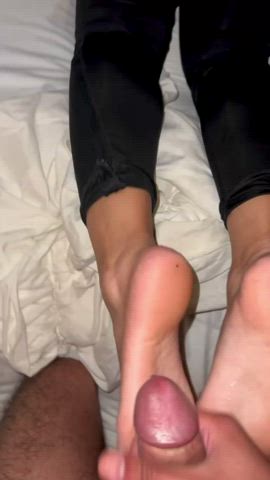 Smooth size 7.5 Asian soles… shall I post the full video? - free porn video