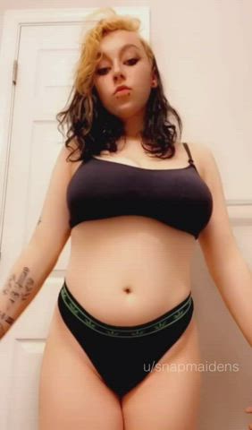 I’m always putting on a show in case stepbro is peeking - free porn video