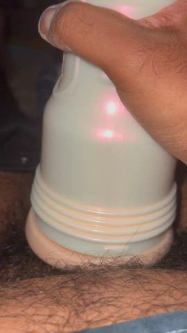 Practicing with my toy - free porn video