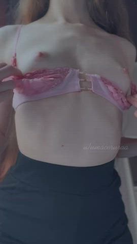 I think my small boobs match my petite frame nicely - free porn video