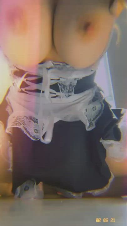 [OC] {sound On} what do you think about my maid outfit - free porn video