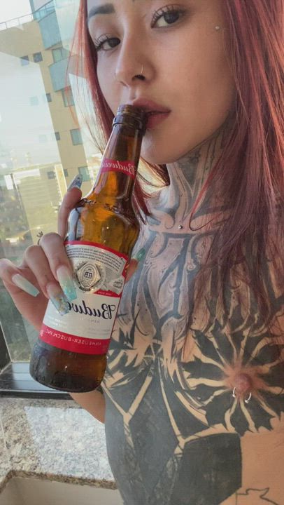 In Brazil u can have beer with teens... would drink from my bottle? - free porn video