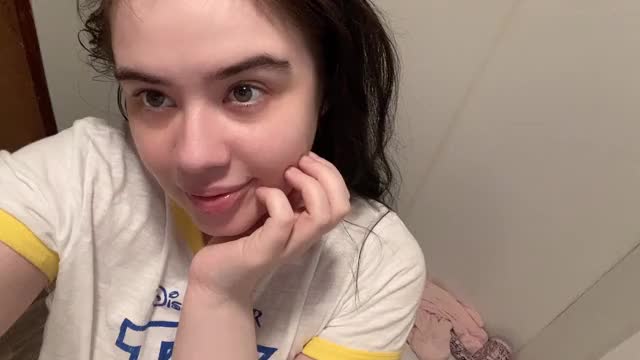 I hope my perky little tits can get you going! - free porn video